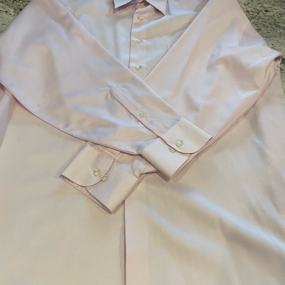 Geoffrey Beene pink dress shirt XL - Picture 5 of 5